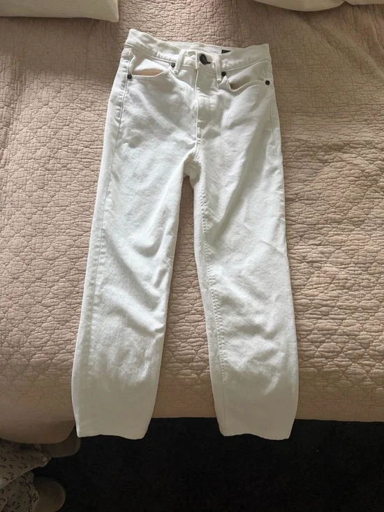 rag & bone Straight Leg White Jeans - Picture 5 of 13